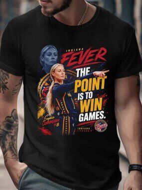 Sophie Cunningham Indiana Fever 'The Point Is To Win Games' Tee